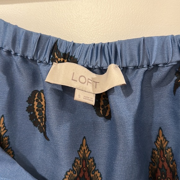 Off the shoulder, tie neck print top - Picture 4 of 4